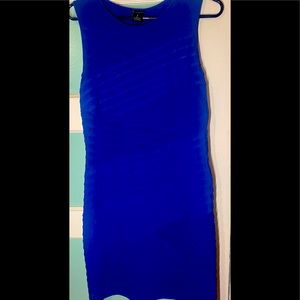 Very blue dress!  This color is amazing.